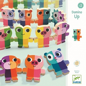 Домино вертикальное, 28 элементов (Djeco, 01641)